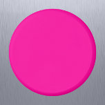 Neon Pink Solid Color Magnet<br><div class="desc">Neon Pink Solid Color</div>