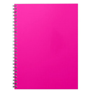 Neon Pink Solid Color Notizblock