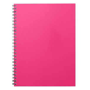 Neon Pink Spiral Notebook Notizblock