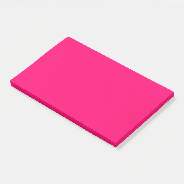 Neon Pink Sticky Notes - Anpassbar und kühl Post-it Klebezettel (angewinkelt)