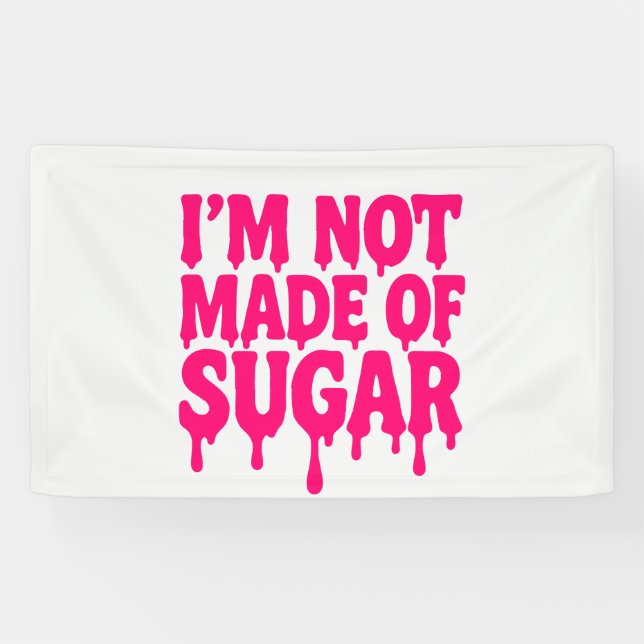 Neon Pink Tropfen Quote Banner - Anpassbar (Horizontal)