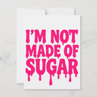Neon Pink Tropfen Quote Postcard - individuell ein Postkarte