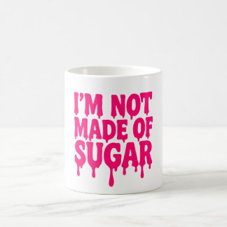 Neon Pink Tropfen Quote Tasse - individuell einste