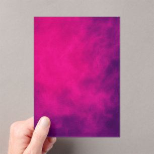 Neon Pink & Violet Akryllische Einladung - Anpasse