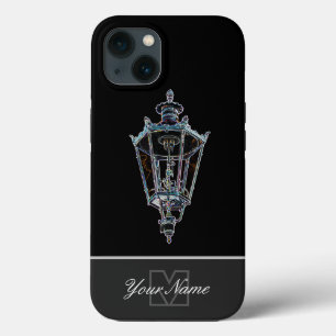 Neon-Pop-Art alte Gaslampe mit Monogram! Case-Mate iPhone Hülle