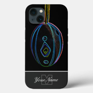 Neon-Pop-Art Happy Ostereier mit Monogram! Case-Mate iPhone Hülle