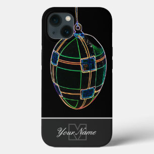 Neon-Pop-Art Happy Ostereier mit Monogram! Tasche- Case-Mate iPhone Hülle