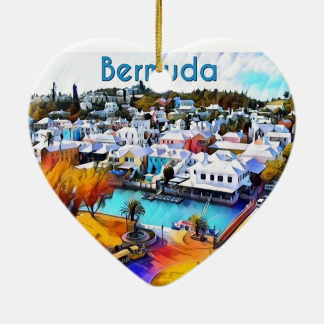 Neon Pop Bermuda Keramikornament (Hinten)