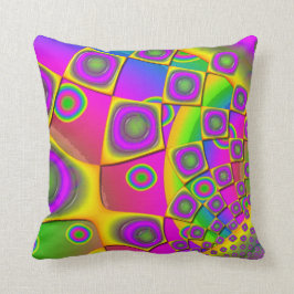 Neon Pop Paper Psychedelic Kissen