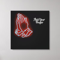 Neon Praying Hands personalisieren oder anpassen