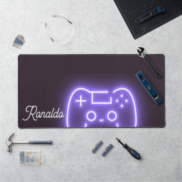 NEON PS4-Handle-individuelle Name Schreibtischunterlage