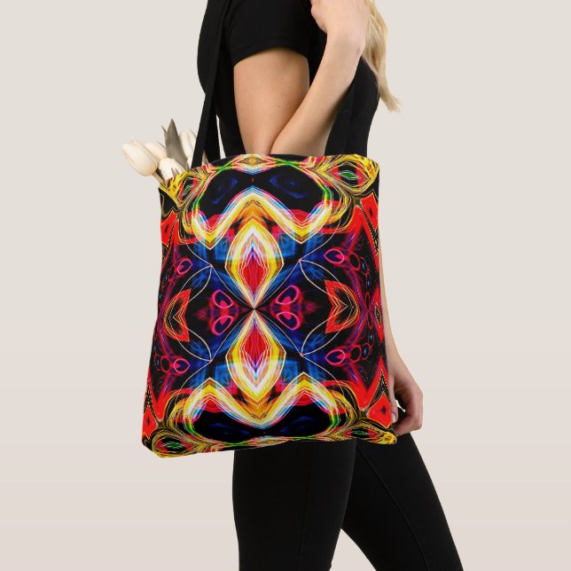 Neon Psychedelic Tote Bag (Von Nahem)