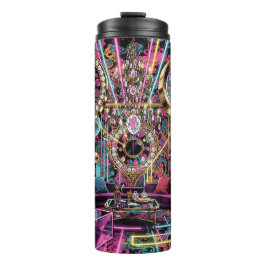 Neon-Psychedelische-Luxus-Lounge-Kunst Thermosbecher