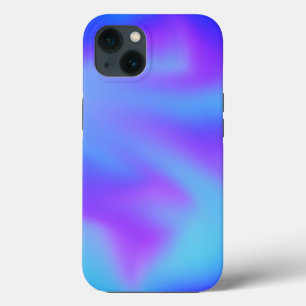 Neon-Psychedelisches Blau-Lila-Wirbelmuster Case-Mate iPhone Hülle