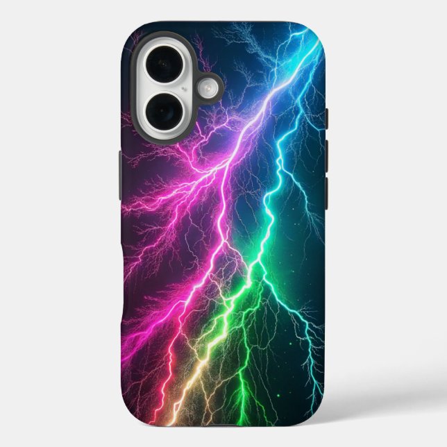 Neon Pulse Case-Mate iPhone Hülle (Rückseite)