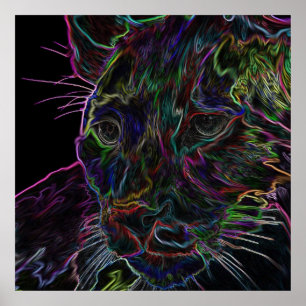 Neon Puma 2 Poster
