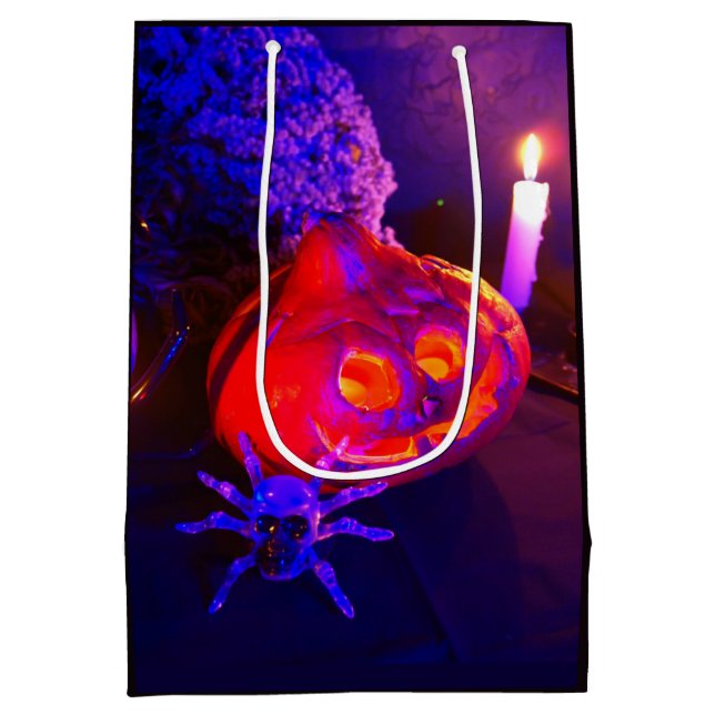 Neon pumpkins mittlere geschenktüte (Rückseite)