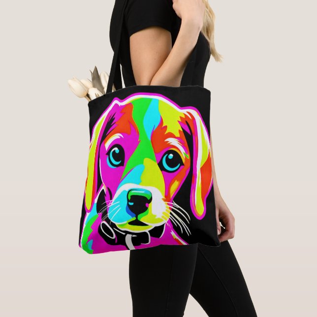 Neon Puppy Pop Art (Von Nahem)