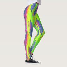 Neon Rainbow Camouflage Vertikale Patternarben