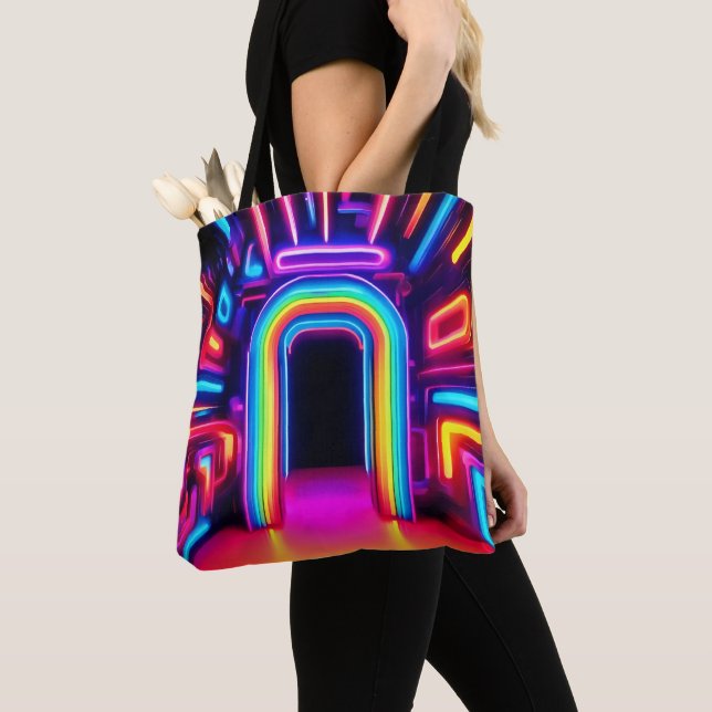 Neon Rainbow Gateway (Von Nahem)
