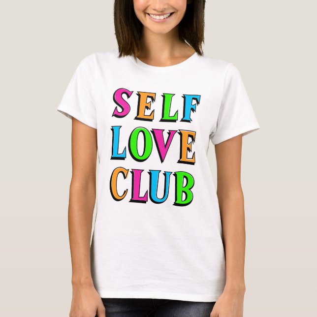 Neon Rainbow Liebe T-Shirt (Vorderseite)