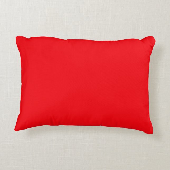 Neon Red Dekokissen (Rückseite)