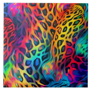 Neon-Regenbogen-Keramikfliese Fliese