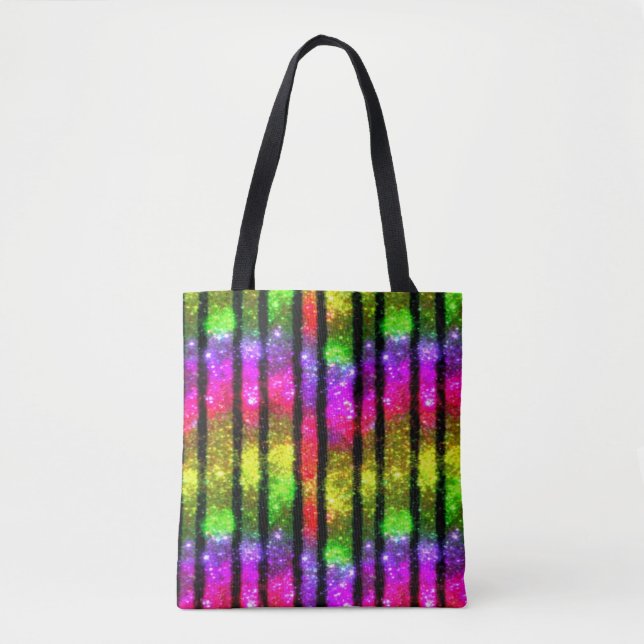 Neon-Regenbogen-Schimmerstreifen (Vorderseite)