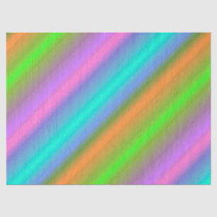 Neon-Regenbogenpapier Seidenpapier