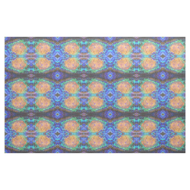 Neon Retro Geometric Horizontal Stripe Mosaik Stoff (Fat Quarter (45,7 x 55,9 cm))