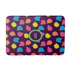 Neon Rose Bath Mat Badematte