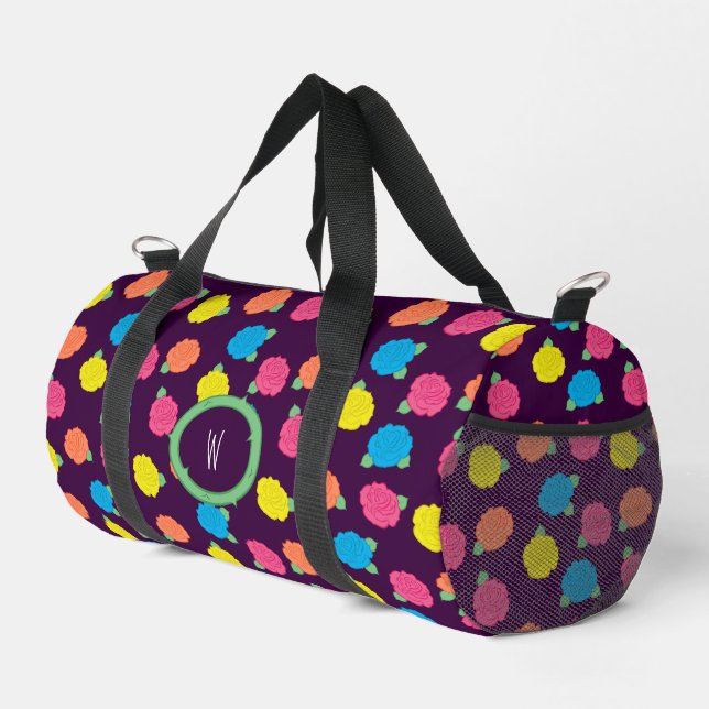 Neon Rose Duffle Bag (Rechte Ecke)