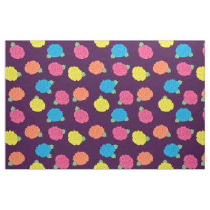 Neon Rose Fabric Stoff