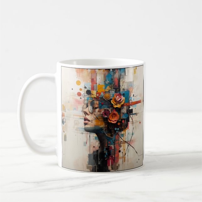 NEON ROSE KAFFEETASSE (Links)