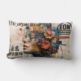 Neon Rose Lendenkissen