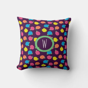 Neon Rose Pillow Kissen