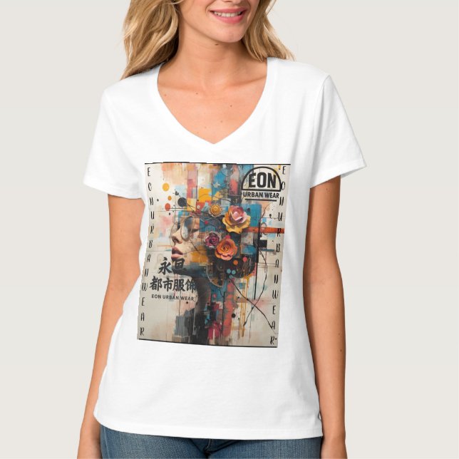 NEON ROSE T-Shirt (Vorderseite)