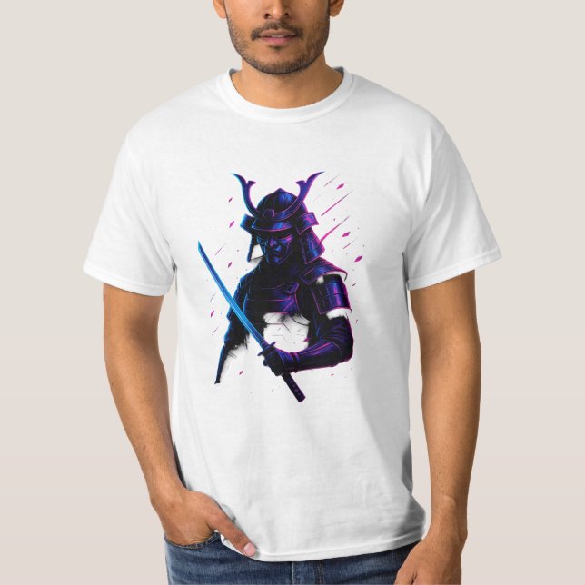 Neon Samurai: Blade der Zukunft T-Shirt (Vorderseite)