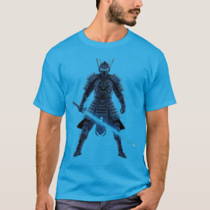 Neon Samurai: Cyber-Krieger T-Shirt