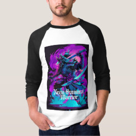 Neon Samurai: Ein Cyber-Krieger der Zukunft T-Shirt