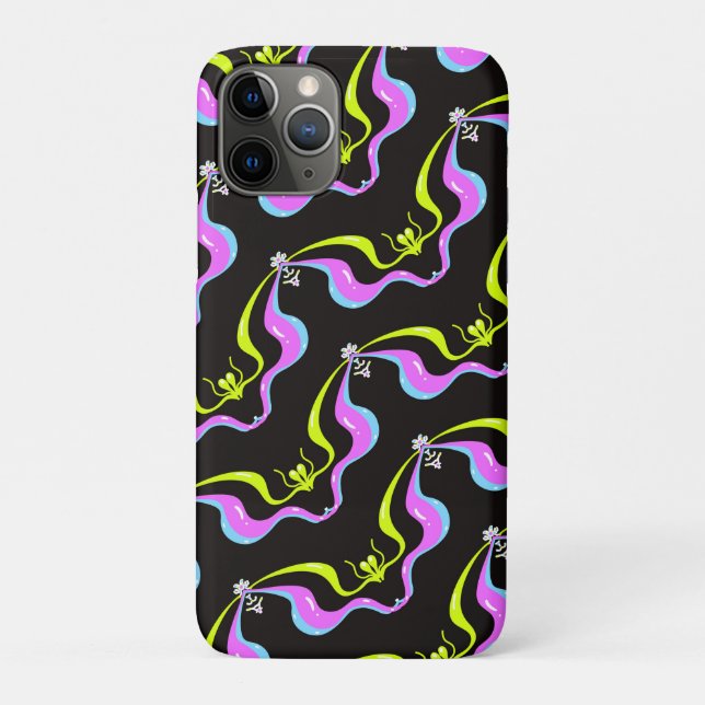 Neon-Schallwelle  Case-Mate iPhone Hülle (Rückseite)