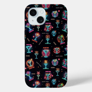 Neon-Schild Space Age Atomic Martini Cocktails Dru Case-Mate iPhone Hülle