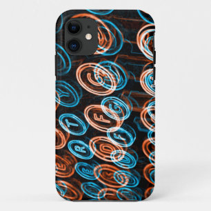 Neon-Schreibmaschinentasten iPhone 11 Hülle