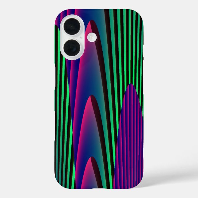 Neon Seas iPhone Case (Rückseite)