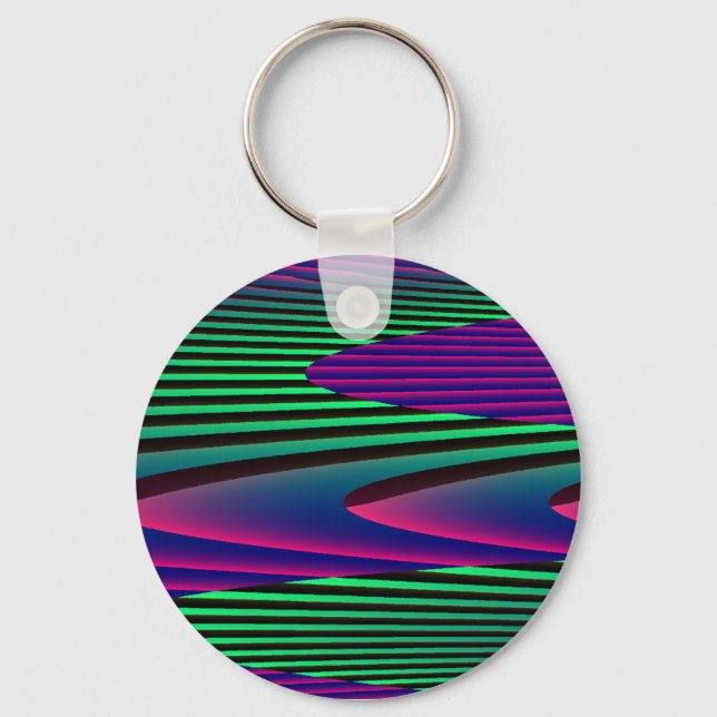 Neon Seas Schlüsselanhänger (Vorderseite)