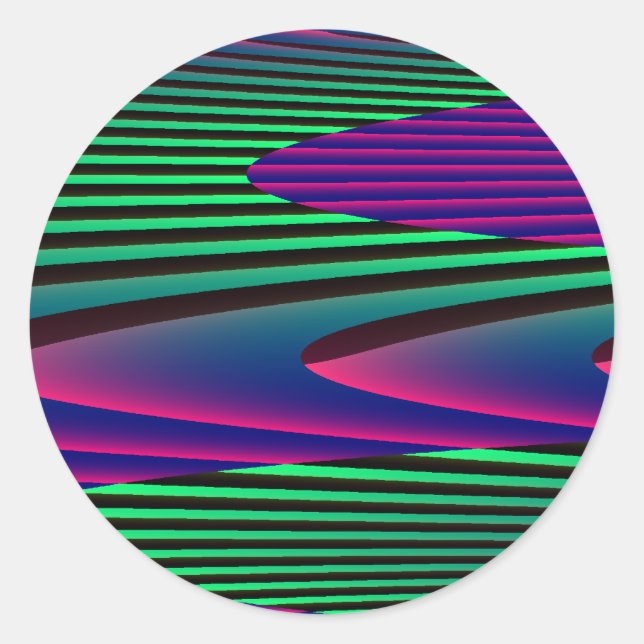 Neon Seas Stickers (Vorderseite)