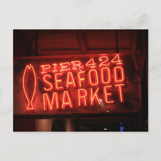 Neon Sign #2 Postkarte (Vorderseite)