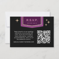Neon Sign Vegas Wedding QR Code Online UAWG