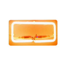 NEON SIGNS Bat Bar Mitzvah Drucken Sie Ihre eigene Adressaufkleber