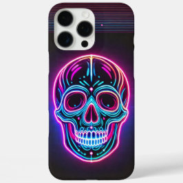 Neon Skull iPhone 16 Pro Max Hülle
